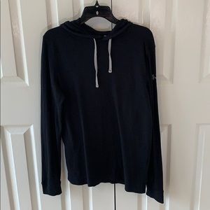 Under Armour black hoodie. Lightweight.